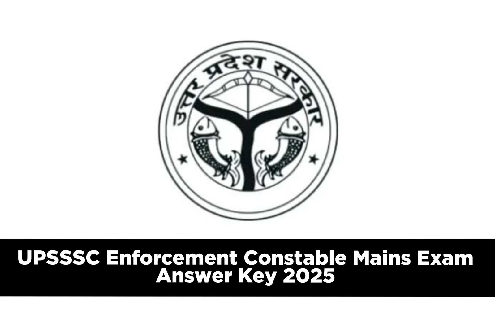 UPSSSC Enforcement Constable Mains Exam Answer Key