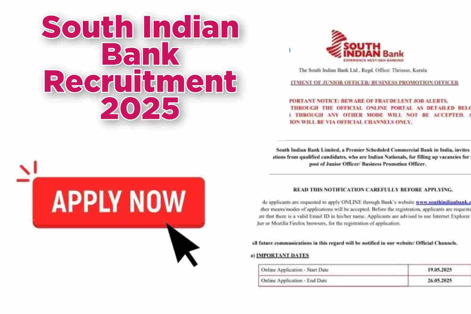 South Indian Bank Recruitment 2025